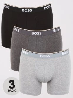 BOSS Bodywear 3 Pack Power Boxer Briefs - Multi