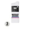 Weekend Offender Twin Stripe 3 Pack Sock - White