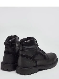 Pod Oliver Black Leather Boots -Barbou Clothing Shop UYVS6 SQ3 0000000004 BLACK SLf