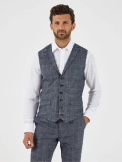 Skopes Acaro Waistcoat - Grey Blue