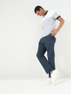 Everyday Straight Chino Trousers - Navy -Barbou Clothing Shop UZMHB SQ6 0000000048 NAVY MDd2