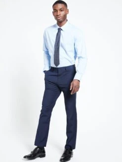 Everyday Long Sleeve Easy Care Smart Shirt - Light Blue -Barbou Clothing Shop UZMHN SQ3 0000000150 LIGHT BLUE MDo