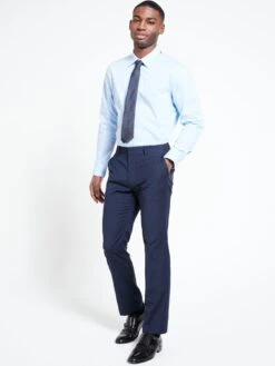 Everyday Long Sleeve Easy Care Smart Shirt - Light Blue -Barbou Clothing Shop UZMHN SQ5 0000000150 LIGHT BLUE MDd1