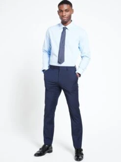 Everyday Long Sleeve Easy Care Smart Shirt - Light Blue -Barbou Clothing Shop UZMHN SQ6 0000000150 LIGHT BLUE MDd2