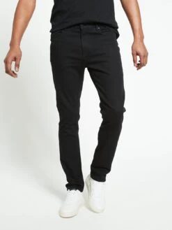 Everyday Stretch Slim Leg Jeans - Black