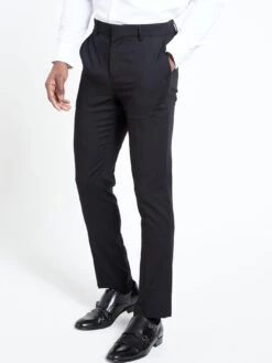 Everyday Slim Suit Trousers - Black