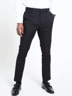 Everyday Slim Suit Trousers - Black -Barbou Clothing Shop UZMK8 SQ5 0000000004 BLACK MDd1