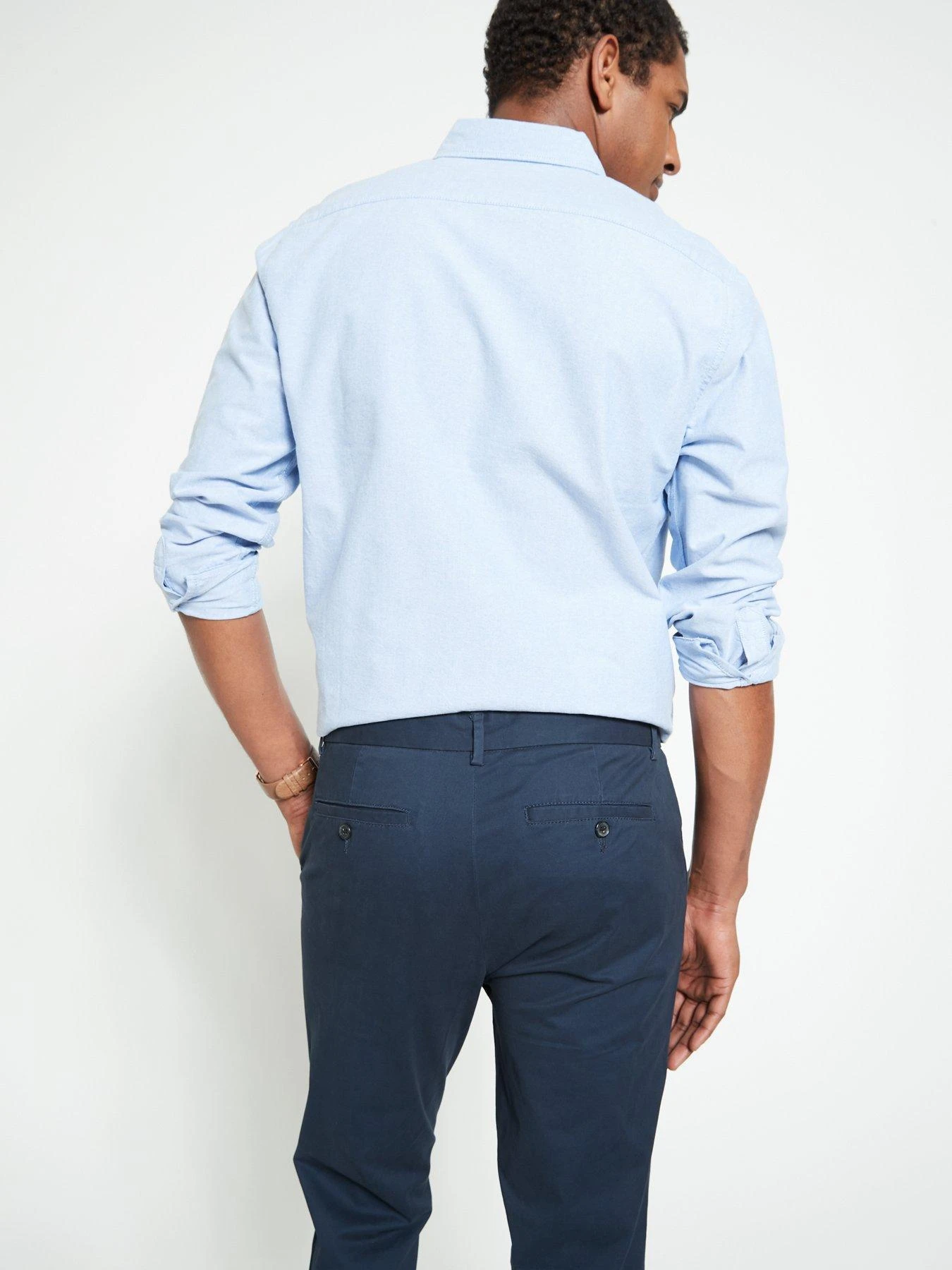 Everyday Slim Chino Trousers - Navy 5 Everyday Slim Chino Trousers - Navy - Image 5