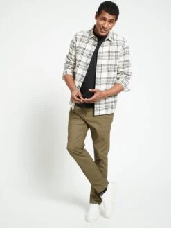 Everyday Slim Chino Trousers - Khaki -Barbou Clothing Shop UZMRK SQ3 0000000058 KHAKI MDo