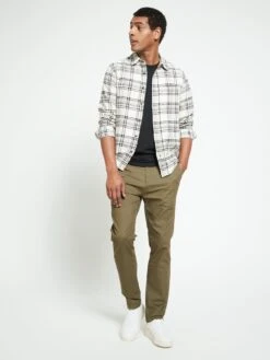 Everyday Slim Chino Trousers - Khaki -Barbou Clothing Shop UZMRK SQ6 0000000058 KHAKI MDd2