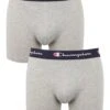 Champion 2 Pack Of Boxers - Grey