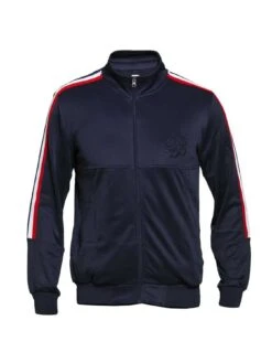 D555 Couture Zip Up Jacket With Taping Detail - Navy -Barbou Clothing Shop V2V26 SQ3 0000000048 NAVY MDo
