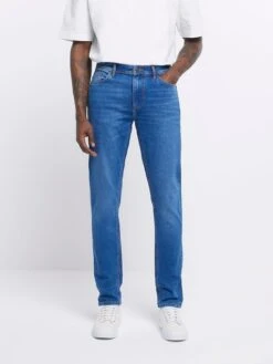 River Island Men's Skinny Fit Jeans - Blue