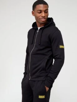 Barbour International Very Exclusive - Essentials Tracksuit - Black -Barbou Clothing Shop V49PT SQ4 0000000004 BLACK MDd