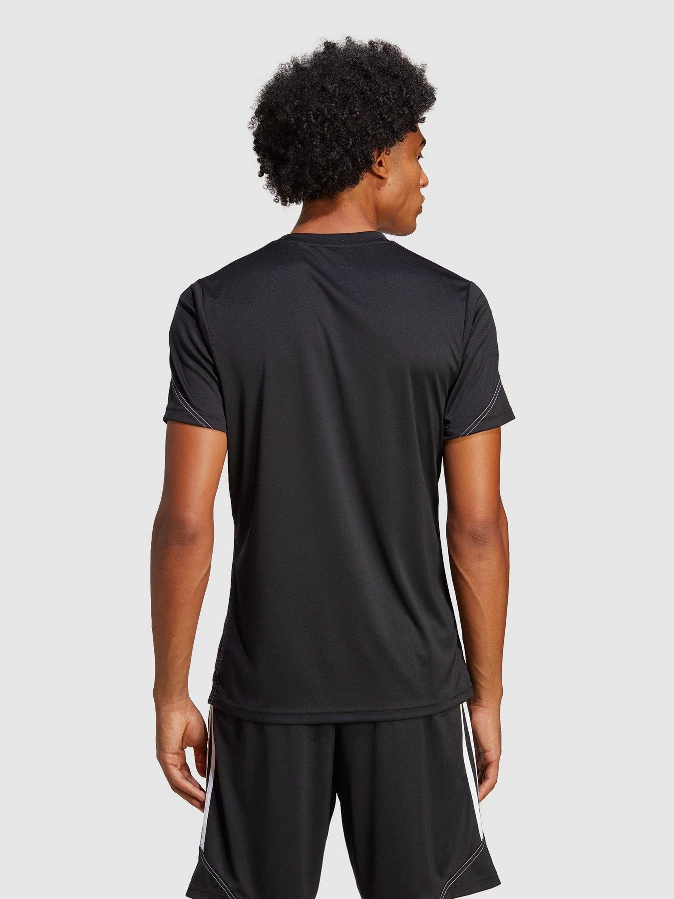 Adidas Tiro 23 Tee - Black/White 2 Adidas Tiro 23 Tee - Black/White - Image 2