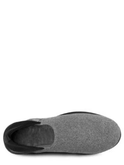Totes Isotoner Isotoner Iso-flex Felt Full Back With Back Section Detail Slipper - Grey/Black -Barbou Clothing Shop V6QRL SQ4 0000000222 GREY BLACK SLt