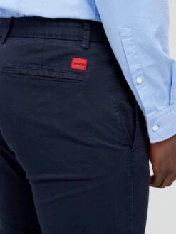 HUGO David222d Slim Fit Chinos - Dark Blue -Barbou Clothing Shop V6SYH SQ4 0000000354 DARK BLUE MDd