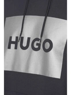 HUGO Duratschi_g Metalic Logo Overhead Hoodie - Dark Blue -Barbou Clothing Shop V6SYL SQ5 0000000354 DARK BLUE MDd1