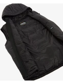 Barbour International Bobber Quilted Gilet - Black -Barbou Clothing Shop V8LEM SQ6 0000000004 BLACK MDd2