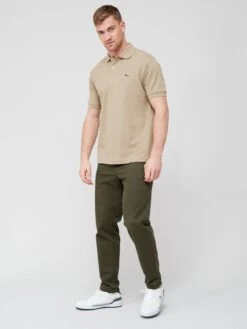 Lacoste Classic Fit L.12.12 Polo Shirt - Beige  -Barbou Clothing Shop V8WVD SQ3 0000000143 BROWN MDo