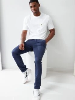 Lyle & Scott Anfield Chino Pants - Navy -Barbou Clothing Shop V94N9 SQ4 0000000048 NAVY MDd