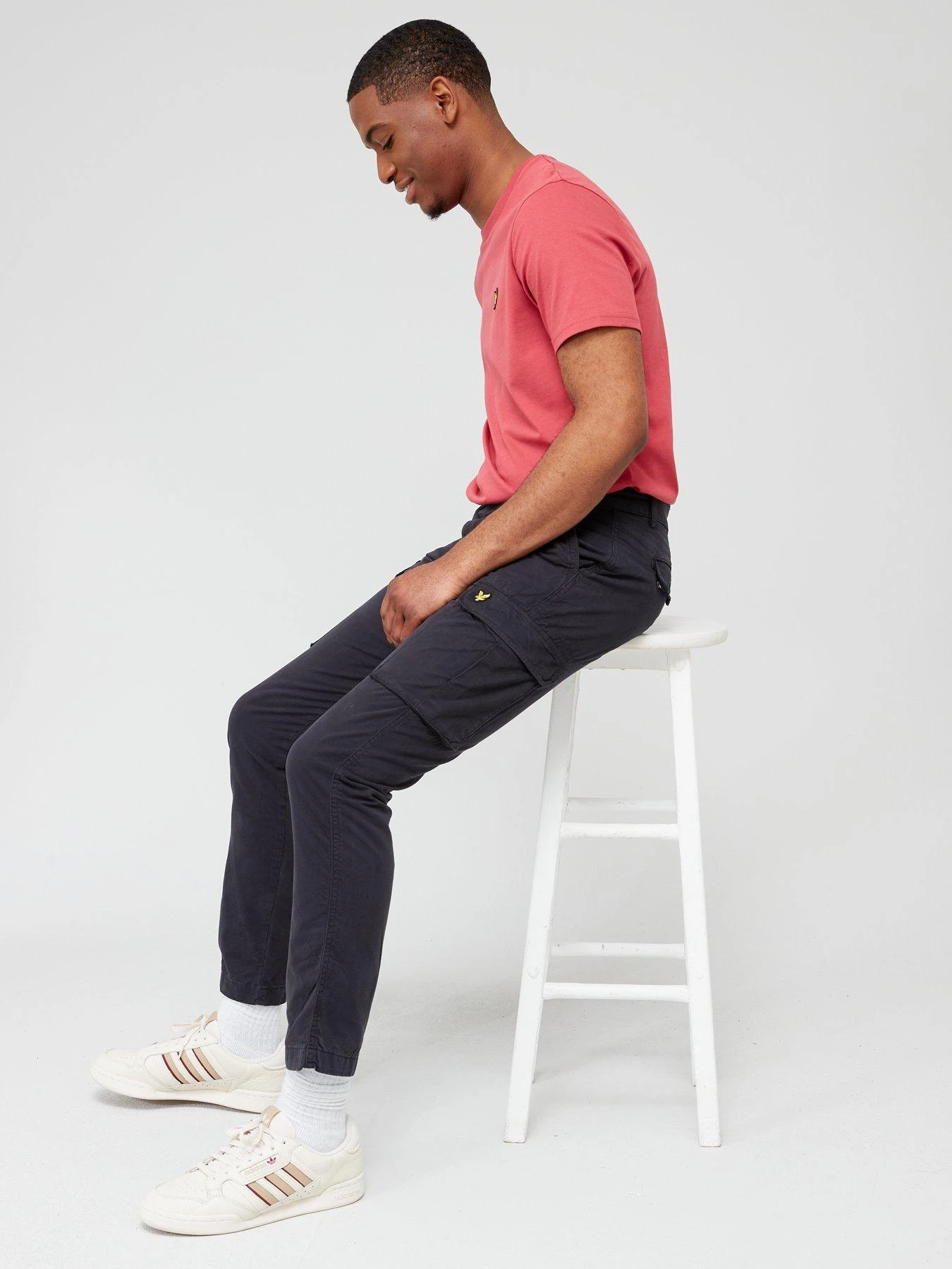 Lyle & Scott Main Road Cargo Trousers - Black 5 Lyle & Scott Main Road Cargo Trousers - Black - Image 5