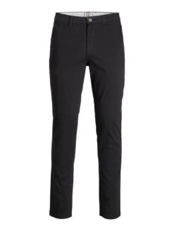 Jack & Jones Dave Slim Fit Chinos - Black -Barbou Clothing Shop V9I3X SQ4 0000000004 BLACK MDd