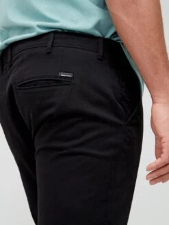 Jack & Jones PLUS Marco Slim Fit Chinos - Black -Barbou Clothing Shop V9I63 SQ4 0000000004 BLACK MDd