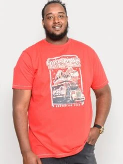 D555 Dalton Official Coca-cola Christmas Print T-shirt