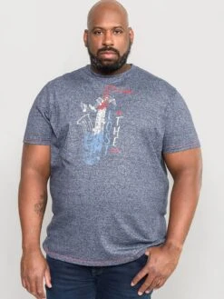 D555 Saxophone Print T-shirt