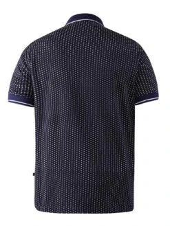 D555 Battersea Polo Shirt With Chest Embroidery - Navy -Barbou Clothing Shop V9LO8 SQ3 0000000048 NAVY MDo