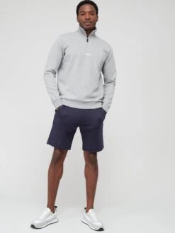 BOSS Headlo Curved Jersey Shorts - Dark Blue -Barbou Clothing Shop VAH2S SQ3 0000000354 DARK BLUE MDo