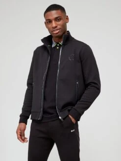 BOSS Skaz 2 Zip Through Track Top - Black 