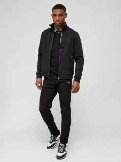 BOSS Skaz 2 Zip Through Track Top - Black  -Barbou Clothing Shop VAHBN SQ3 0000000004 BLACK MDo