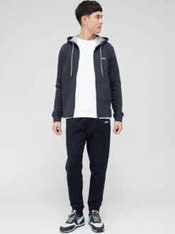 BOSS  Saggy Zip Through Hoodie - Dark Blue -Barbou Clothing Shop VAHDN SQ3 0000000354 DARK BLUE MDo