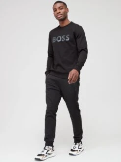 BOSS Salbo Mirror Sweatshirt - Black -Barbou Clothing Shop VAHFM SQ3 0000000004 BLACK MDo