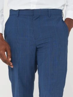 Peter Werth X Very Slim Fit Check Suit Trouser -Barbou Clothing Shop VB83R SQ4 0000000048 NAVY MDd