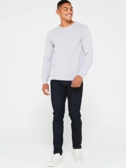 Peter Werth X Very Crew Neck Jumper - Grey -Barbou Clothing Shop VB8AB SQ3 0000000108 BEIGE MDo