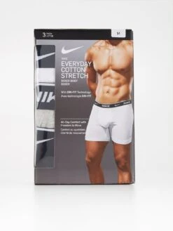Nike Underwear Nike Everyday Cotton Stretch 3pk Boxer Brief -Barbou Clothing Shop VB8WL SQ4 0000000225 WHITE MULTI SLd1