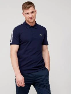 Lacoste Taping Polo Shirt - Navy