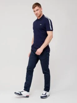 Lacoste Taping Polo Shirt - Navy -Barbou Clothing Shop VB9M8 SQ3 0000000048 NAVY MDo