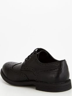 Everyday Mens Formal Lace Up Brogue Shoe - Wide Fit -Barbou Clothing Shop VBATJ SQ3 0000000004 BLACK SLf