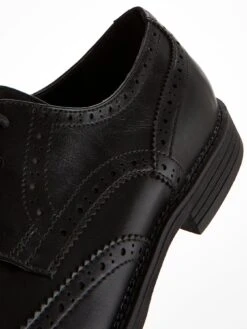 Everyday Mens Formal Lace Up Brogue Shoe - Wide Fit -Barbou Clothing Shop VBATJ SQ6 0000000004 BLACK SLd