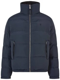 AllSaints Novern 2-In-1 Reversible Padded Jacket - Black/Blue -Barbou Clothing Shop VBCQI SQ3 0000000004 BLACK SLf