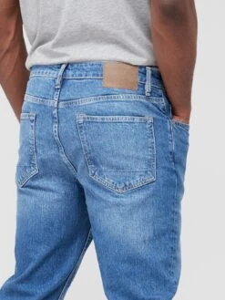 AllSaints Jack Tapered Fit Jeans - Blue  -Barbou Clothing Shop VBCR4 SQ4 0000000152 INDIGO MDd