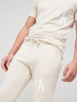 Calvin Klein Jeans Ck Spray Jogger - Beige -Barbou Clothing Shop VBNAZ SQ4 0000000108 BEIGE MDd