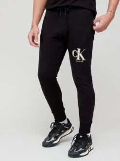 Calvin Klein Jeans Ck Spray Jogger - Black