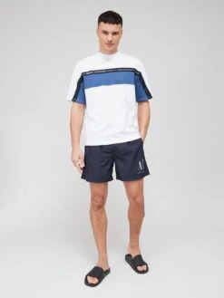 Armani Exchange Classic Icon Logo Swim Shorts - Navy -Barbou Clothing Shop VBY6H SQ3 0000000048 NAVY MDo