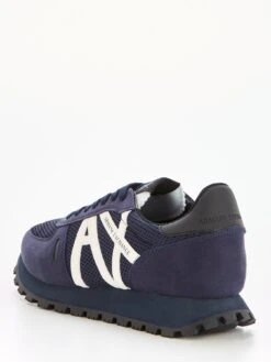 Armani Exchange Ax Mesh Runner Trainers - Navy -Barbou Clothing Shop VBY7P SQ3 0000000048 NAVY SLf