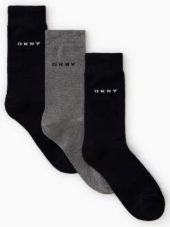 DKNY Wall Sock (3 Pack) - Multi